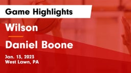 Wilson  vs Daniel Boone  Game Highlights - Jan. 13, 2023