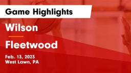 Wilson  vs Fleetwood Game Highlights - Feb. 13, 2023