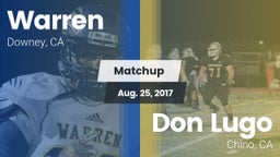 Matchup: Warren  vs. Don Lugo  2017