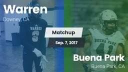 Matchup: Warren  vs. Buena Park  2017