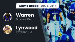 Recap: Warren  vs. Lynwood  2017