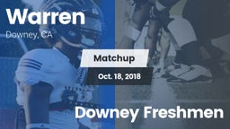 Matchup: Warren  vs. Downey Freshmen 2018