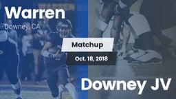 Matchup: Warren  vs. Downey JV 2018