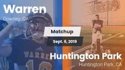 Matchup: Warren  vs. Huntington Park  2019