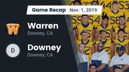 Recap: Warren  vs. Downey  2019