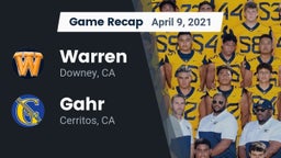 Recap: Warren  vs. Gahr  2021