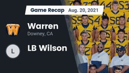 Recap: Warren  vs. LB Wilson 2021