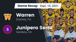 Recap: Warren  vs. Junipero Serra  2021