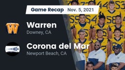 Recap: Warren  vs. Corona del Mar  2021