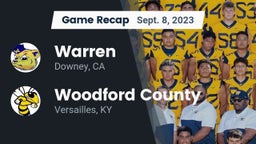 Recap: Warren  vs. Woodford County  2023