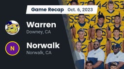 Recap: Warren  vs. Norwalk  2023