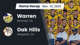Recap: Warren  vs. Oak Hills  2023