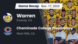 Recap: Warren  vs. Chaminade College Preparatory 2023