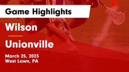 Wilson  vs Unionville  Game Highlights - March 25, 2023