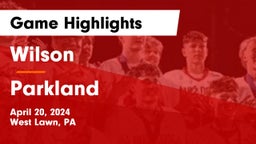 Wilson  vs Parkland  Game Highlights - April 20, 2024
