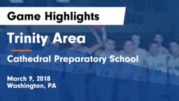 Trinity Area  vs Cathedral Preparatory School Game Highlights - March 9, 2018