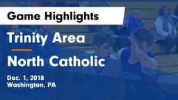 Trinity Area  vs North Catholic  Game Highlights - Dec. 1, 2018