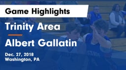 Trinity Area  vs Albert Gallatin Game Highlights - Dec. 27, 2018