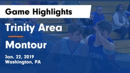 Trinity Area  vs Montour  Game Highlights - Jan. 22, 2019