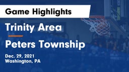 Trinity Area  vs Peters Township  Game Highlights - Dec. 29, 2021