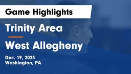 Trinity Area  vs West Allegheny  Game Highlights - Dec. 19, 2023