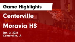 Centerville  vs Moravia HS Game Highlights - Jan. 2, 2021