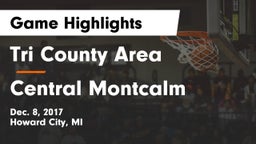 Tri County Area  vs Central Montcalm Game Highlights - Dec. 8, 2017