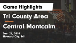 Tri County Area  vs Central Montcalm Game Highlights - Jan. 26, 2018