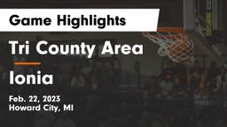 Tri County Area  vs Ionia  Game Highlights - Feb. 22, 2023