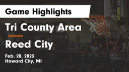 Tri County Area  vs Reed City  Game Highlights - Feb. 28, 2023