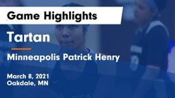 Tartan  vs Minneapolis Patrick Henry  Game Highlights - March 8, 2021
