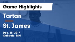 Tartan  vs St. James  Game Highlights - Dec. 29, 2017