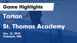 Tartan  vs St. Thomas Academy   Game Highlights - Jan. 16, 2018