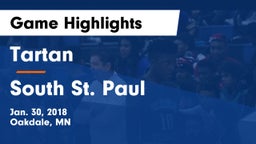 Tartan  vs South St. Paul  Game Highlights - Jan. 30, 2018