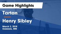 Tartan  vs Henry Sibley  Game Highlights - March 2, 2018