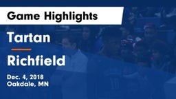 Tartan  vs Richfield  Game Highlights - Dec. 4, 2018