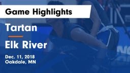 Tartan  vs Elk River  Game Highlights - Dec. 11, 2018