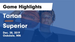 Tartan  vs Superior  Game Highlights - Dec. 28, 2019