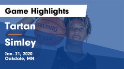 Tartan  vs Simley  Game Highlights - Jan. 21, 2020