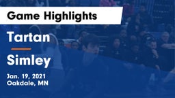 Tartan  vs Simley  Game Highlights - Jan. 19, 2021