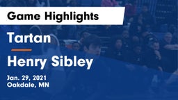 Tartan  vs Henry Sibley  Game Highlights - Jan. 29, 2021