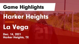 Harker Heights  vs La Vega  Game Highlights - Dec. 14, 2021