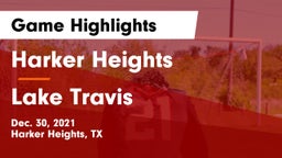 Harker Heights  vs Lake Travis  Game Highlights - Dec. 30, 2021