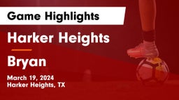 Harker Heights  vs Bryan  Game Highlights - March 19, 2024