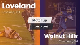 Matchup: Loveland  vs. Walnut Hills  2016