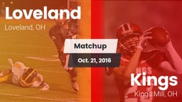 Matchup: Loveland  vs. Kings  2016