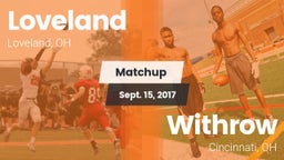 Matchup: Loveland  vs. Withrow  2017
