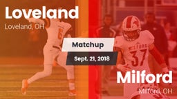 Matchup: Loveland  vs. Milford  2018