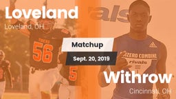 Matchup: Loveland  vs. Withrow  2019