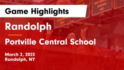 Randolph  vs Portville Central School Game Highlights - March 2, 2023